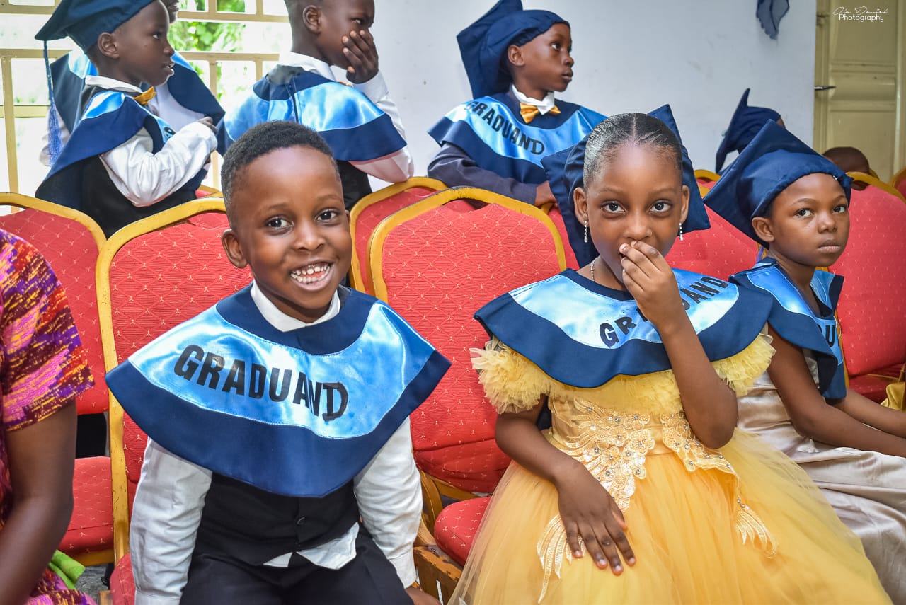 All smiles before the ceremony begins